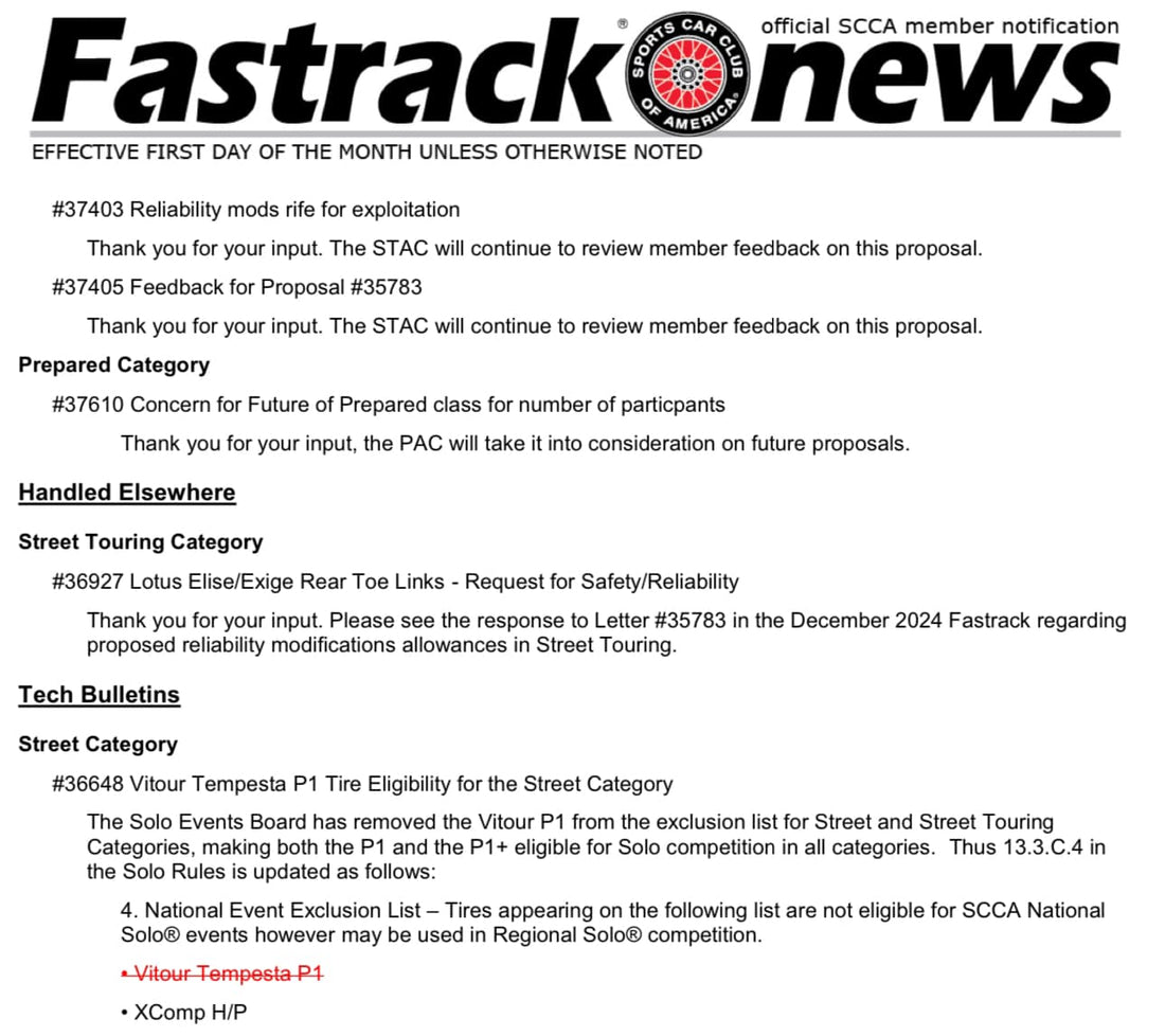 Vitour P1’s Road to SCCA Approval